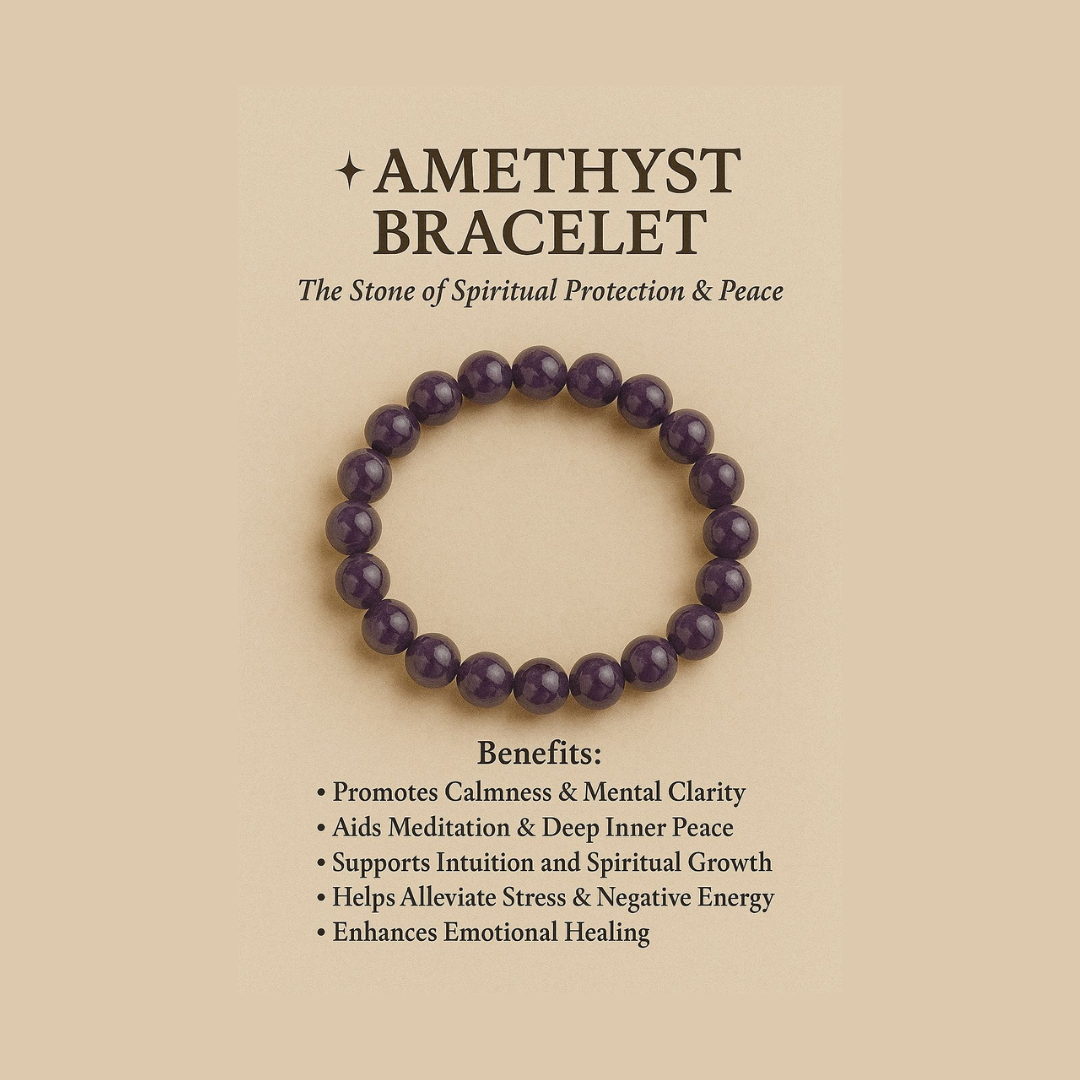 Crystals : Amethyst Crystal Bracelet