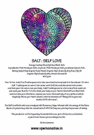 SALTS & SCRUBS : Self Love - Rose