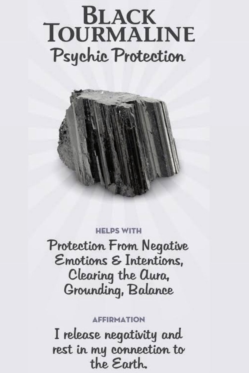 Crystals : Black Tourmaline Bracelet