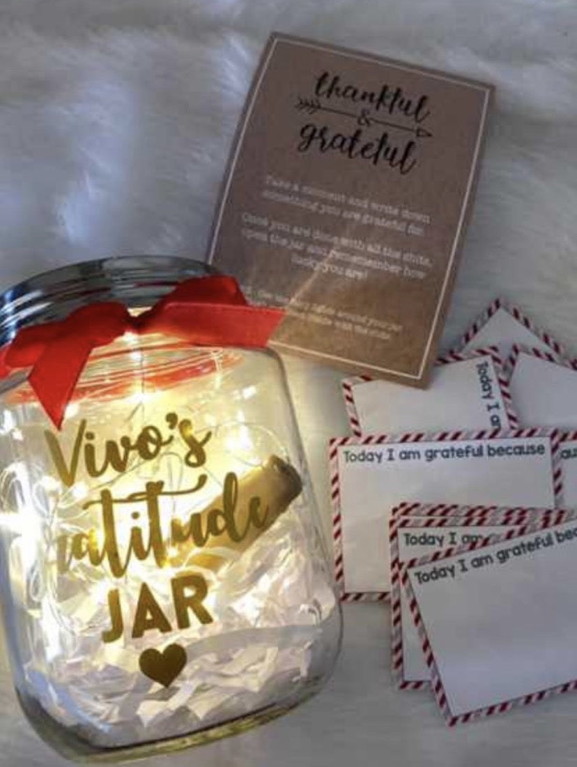 Personalised Gifts : My Gratitude Jar