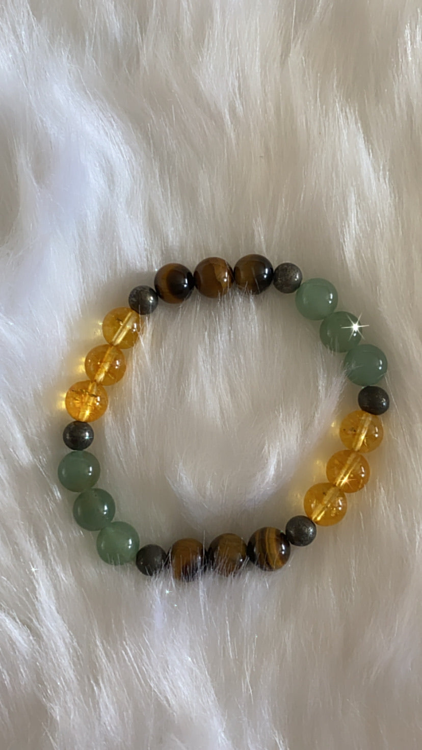 Crystals : The Wealth / Abundance Bracelet