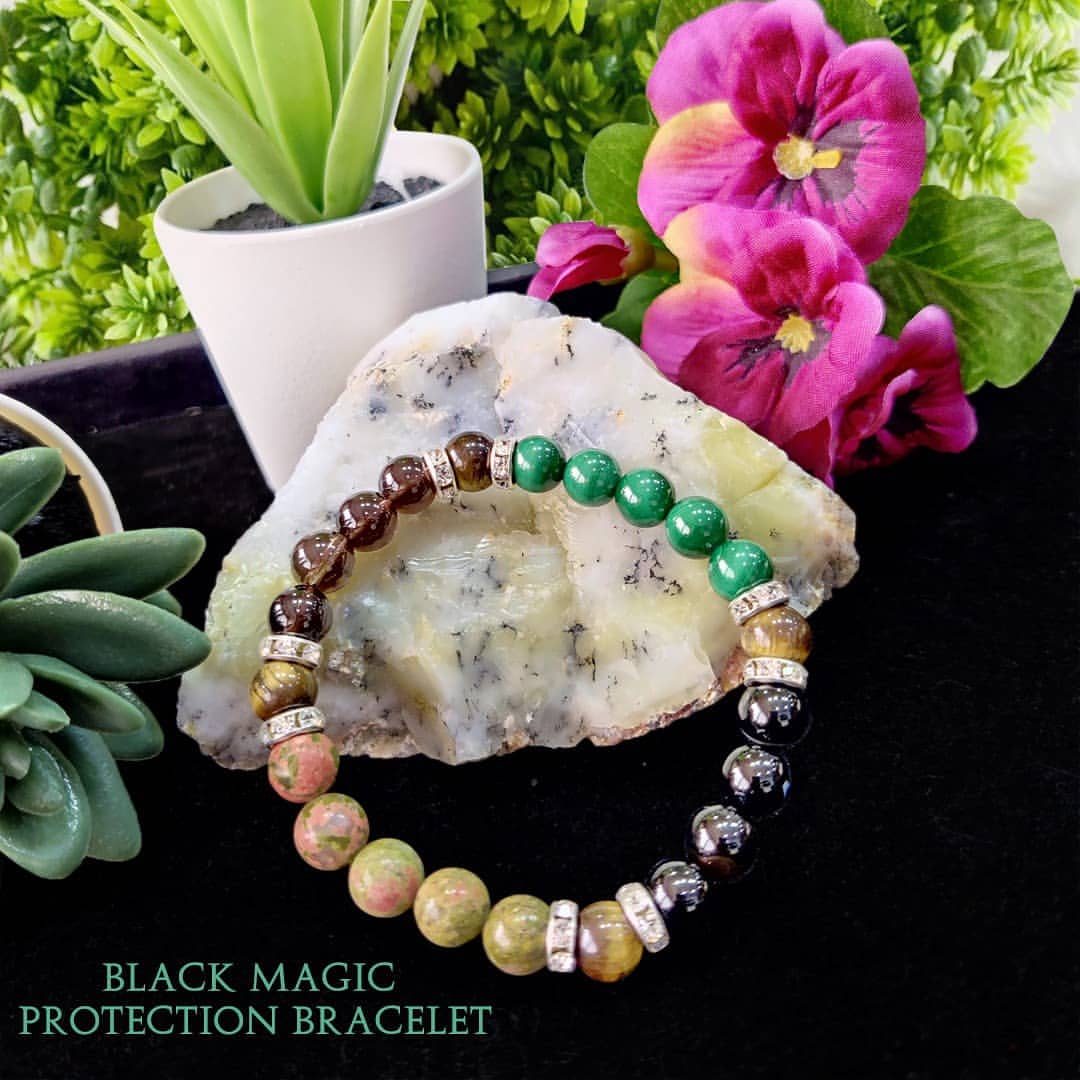 Crystals : Black Magic Protection Bracelet