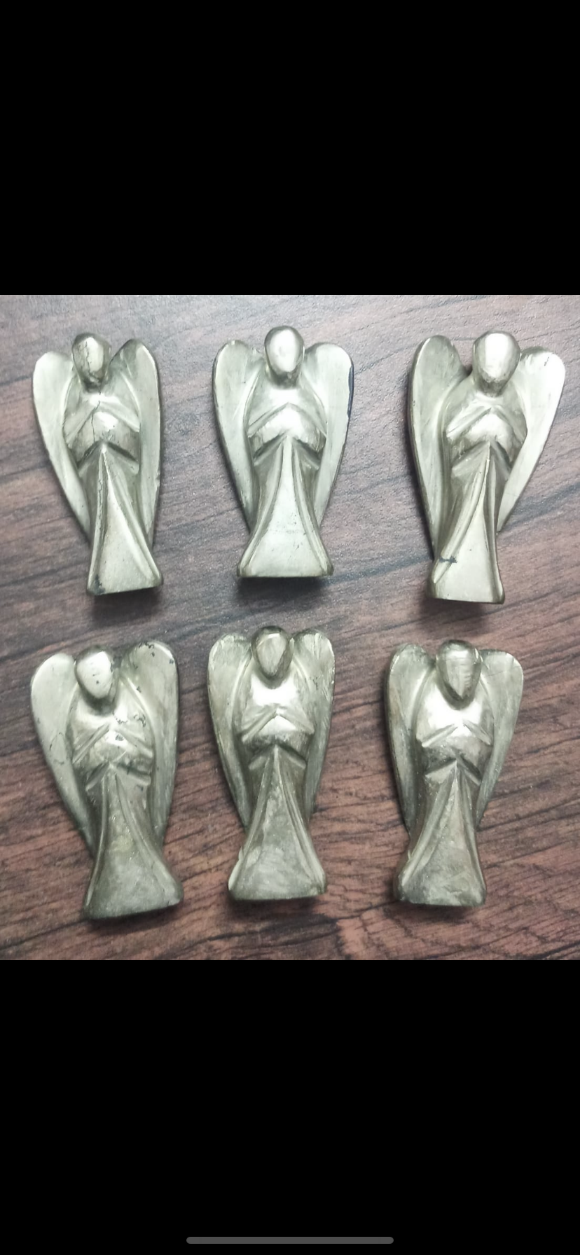 Pyrite Crystal Angel