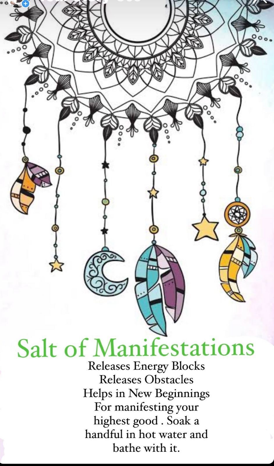 SALTS & SCRUBS : Salt Of Manifestation