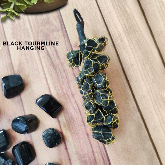 Crystals : Black Tourmaline Door Hanging