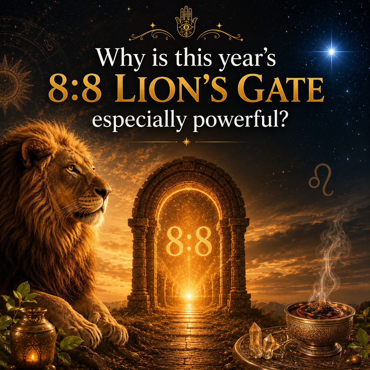 Why is this year’s 8:8 Lion’s Gate especially powerful?