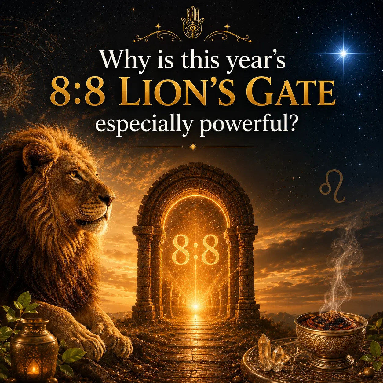 Why is this year’s 8:8 Lion’s Gate especially powerful?
