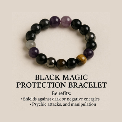 Crystals : Black Magic Protection Bracelet