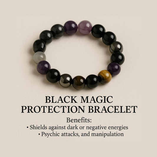 Crystals : Black Magic Protection Bracelet