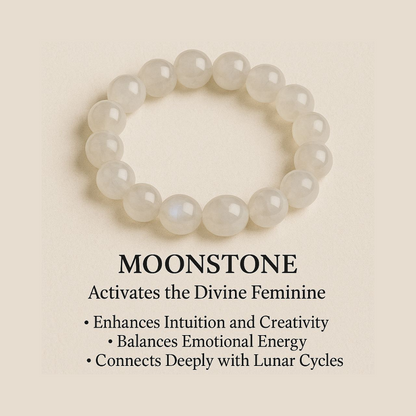 Crystals : Moonstone Bracelet