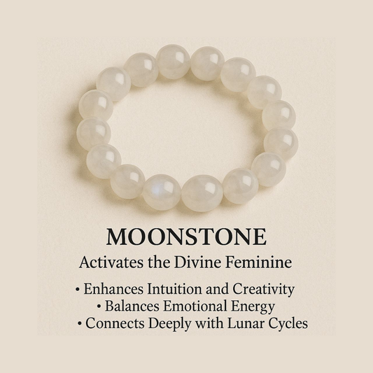 Crystals : Moonstone Bracelet