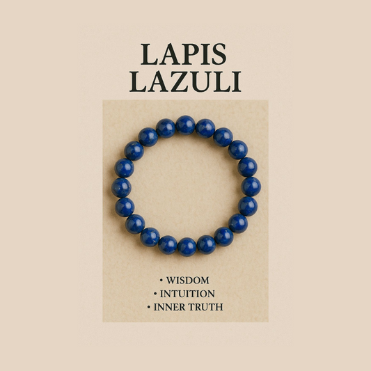 Crystals : Lapis Lazuli Bracelet