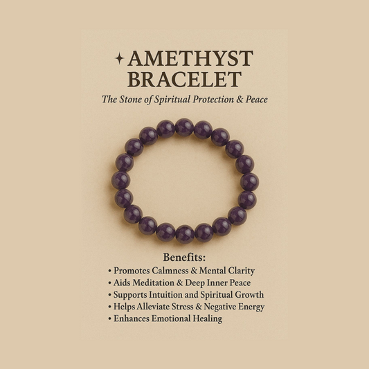 Crystals : Amethyst Crystal Bracelet