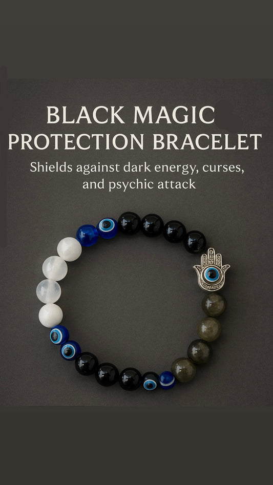 CRYSTALS : Black Magic Protection Bracelet