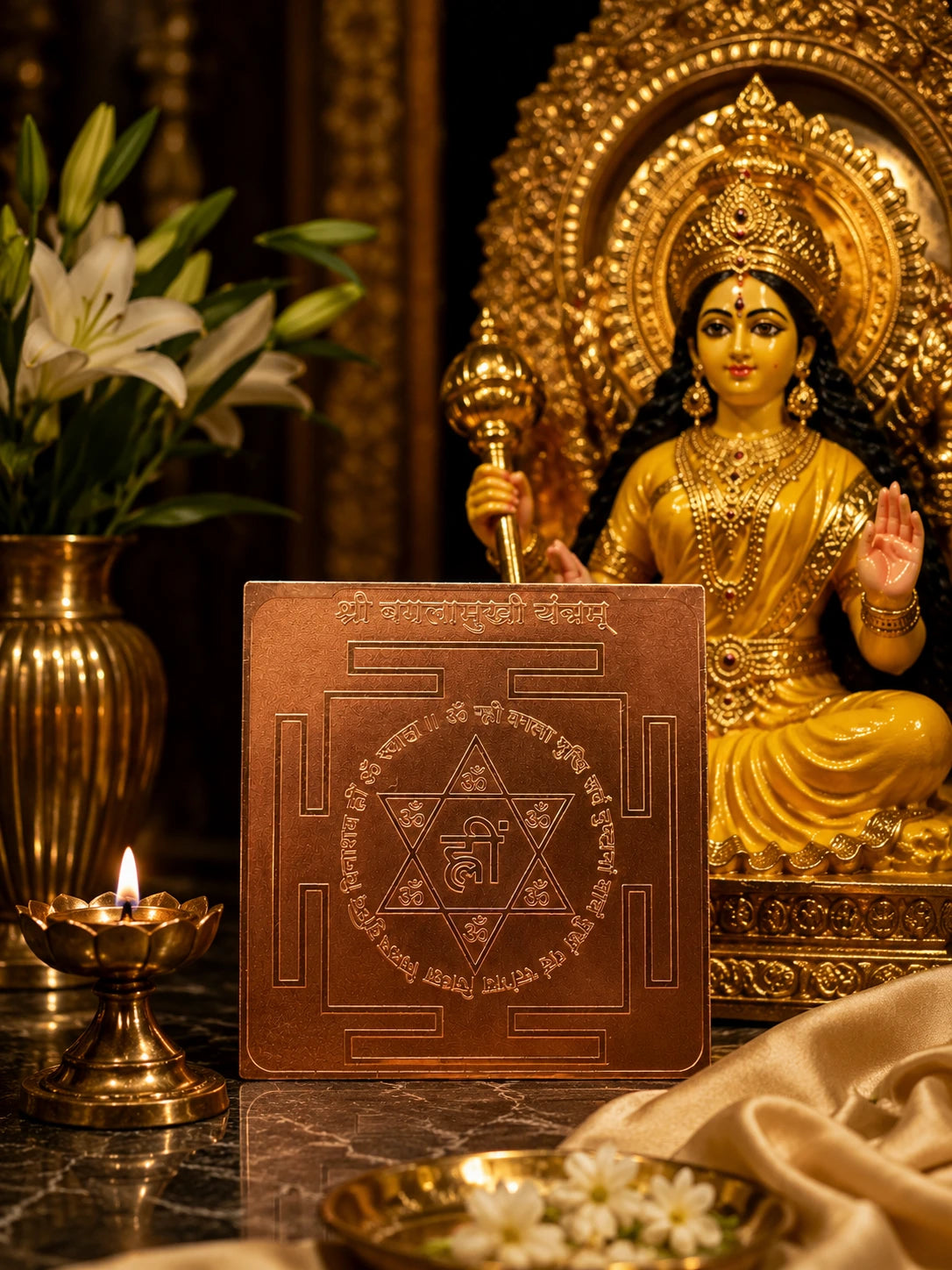 Maa Baglamukhi Wallet Yantra