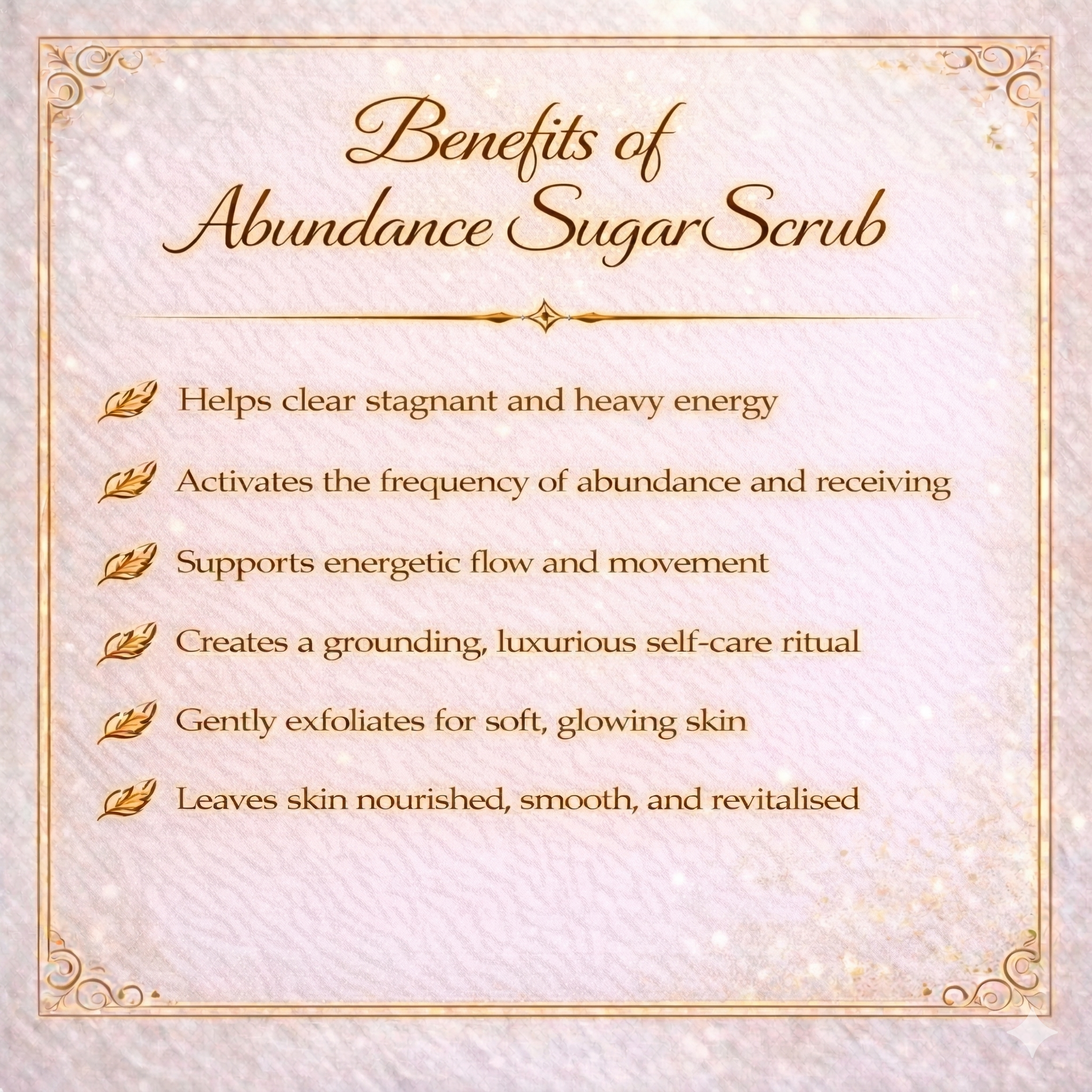 Abundance Sugar Scrub
