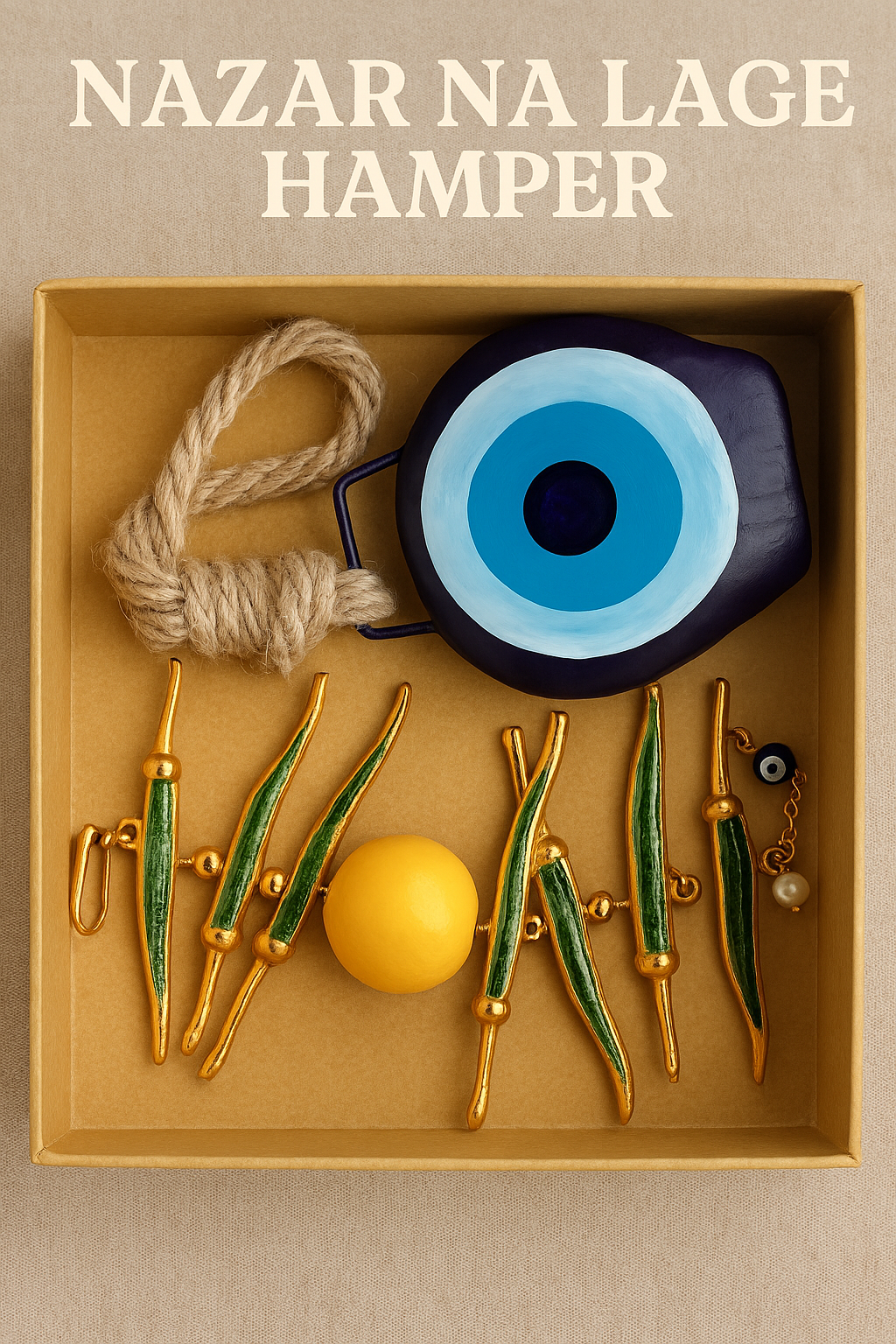 RITUAL KITS: Evil Eye Door Hanger and Limbu Mirchi Door Hanger
