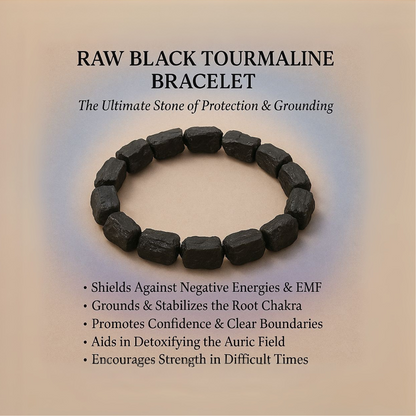 Crystals : Black Tourmaline Bracelet