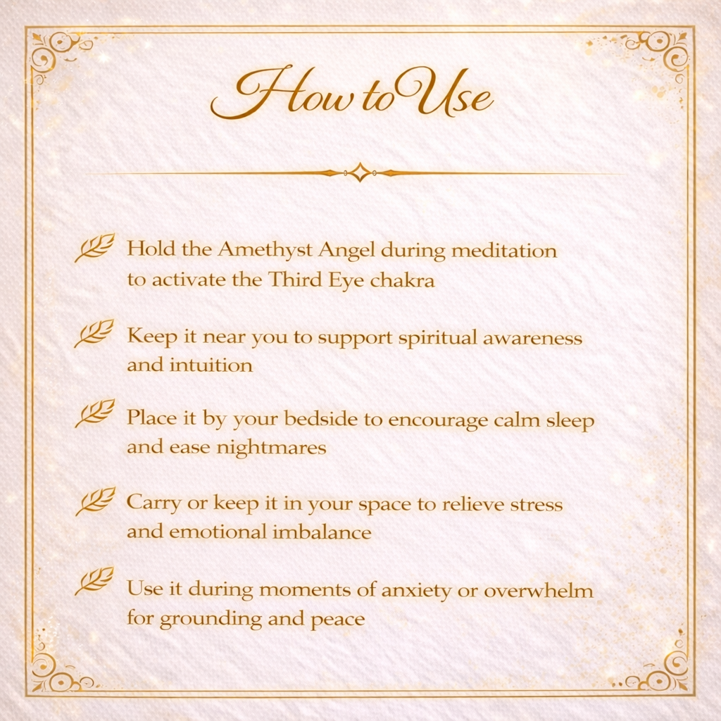 Amethyst Crystal Angel