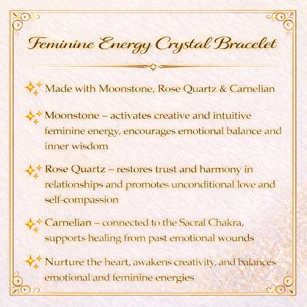 Feminine Energy Crystal Bracelet