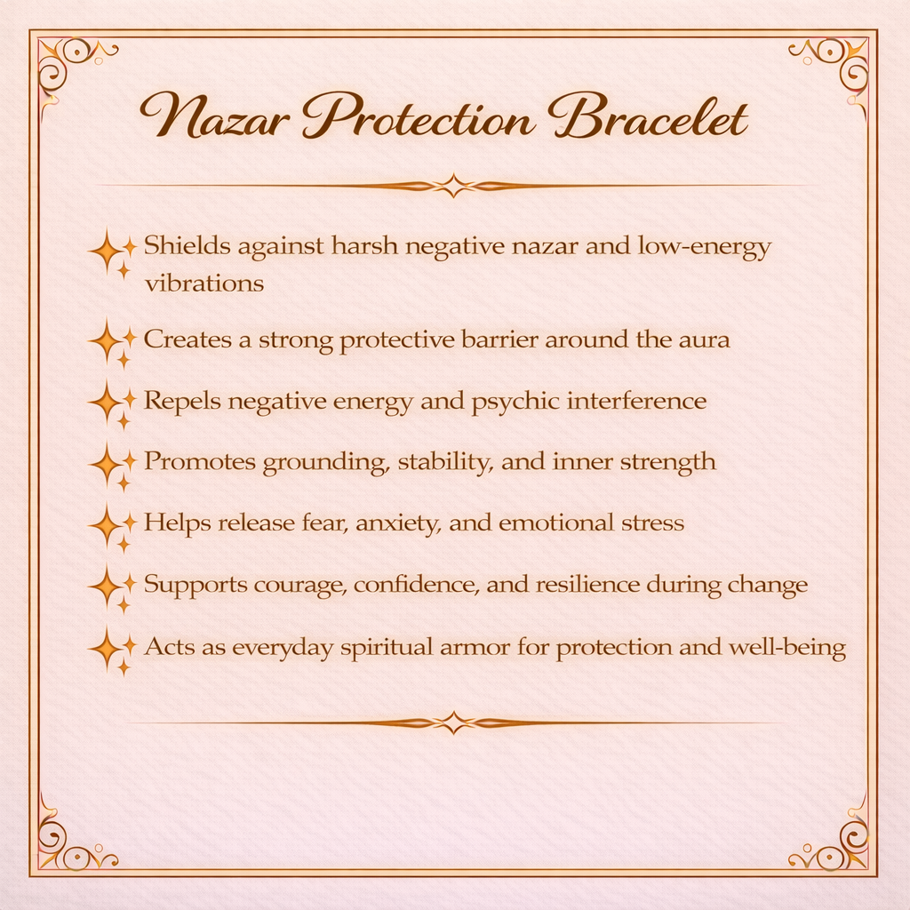 Nazar Protection Crystal Bracelet