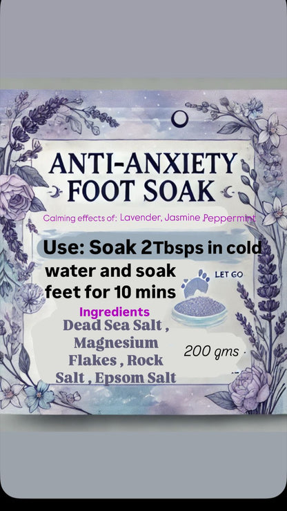 Salt : Anti Anxiety Foot Soak