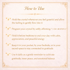 Amethyst Gratitude Crystal