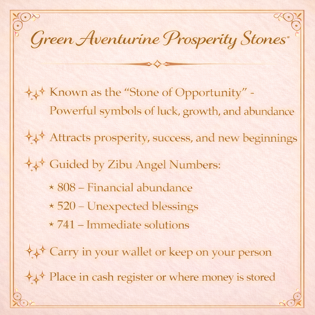 Zibu Prosperity Green Aventurine Crystal