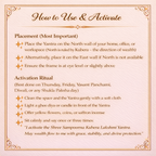 Kubera Lakshmi Pyrite Dust Frame