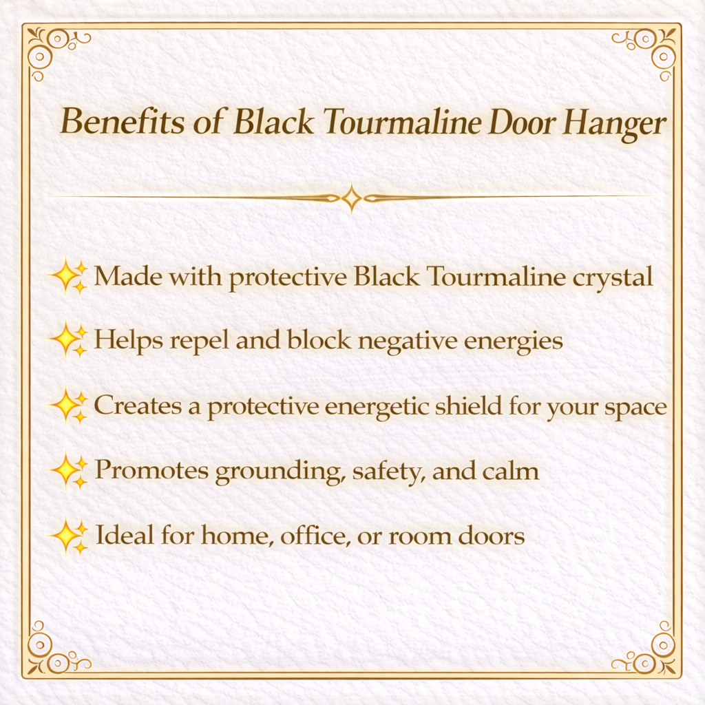 Black Tourmaline Door Hanger
