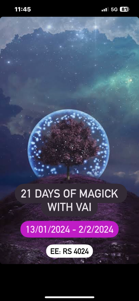 CLASSES : 21 Days of Magick for 2024
