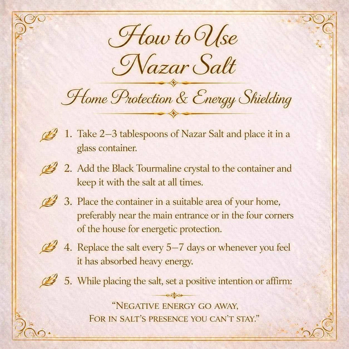 Nazar Removal Salt (200 gms)