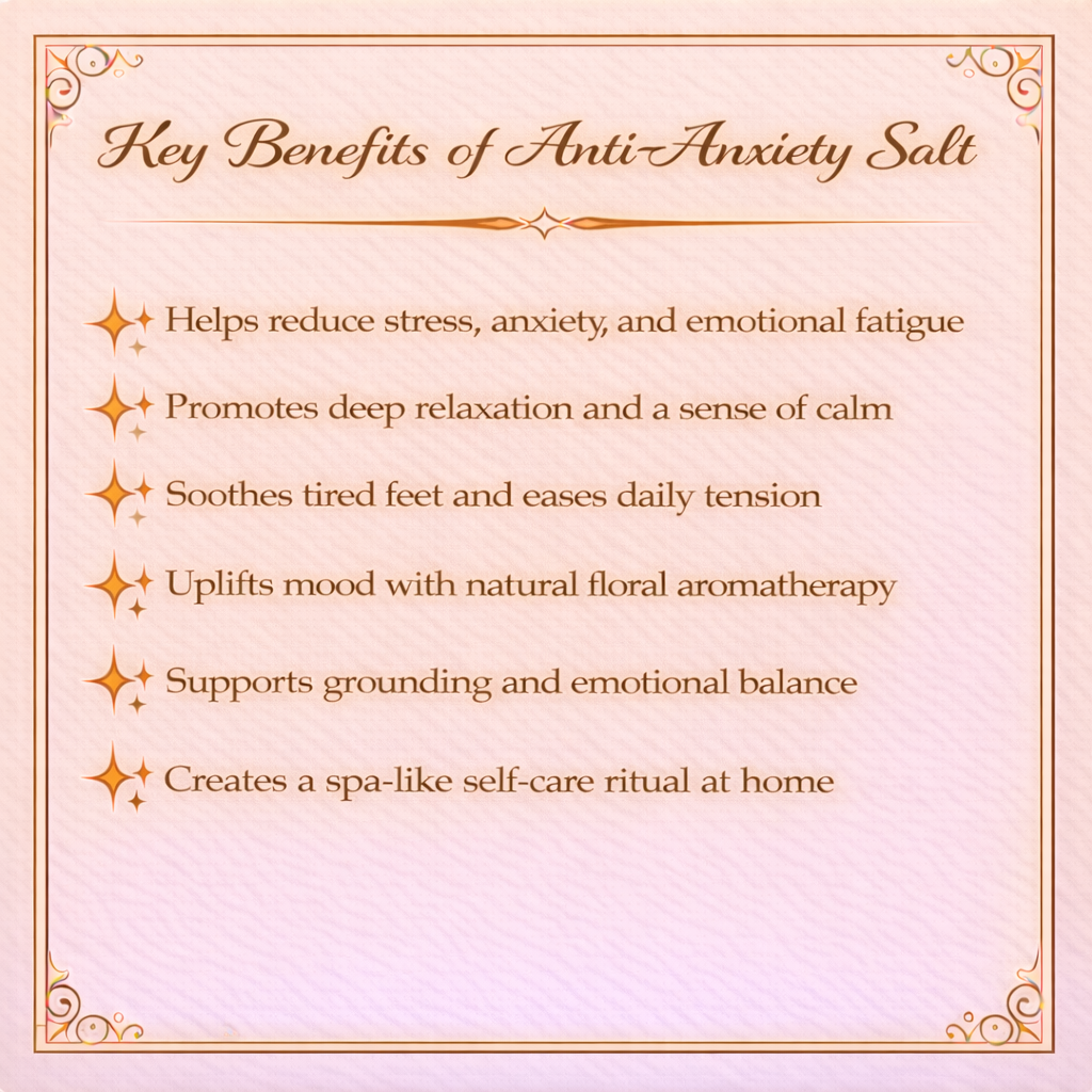 Anti - Anxiety Foot Salt (200 gms)