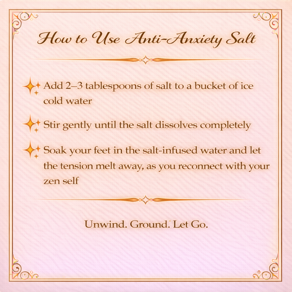 Anti - Anxiety Foot Salt (200 gms)