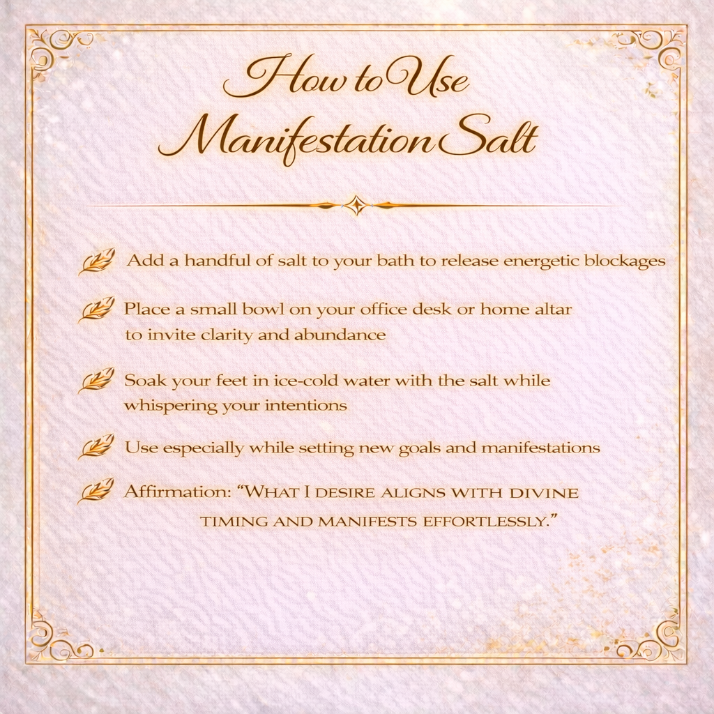 Manifestation Salt (500 gms)