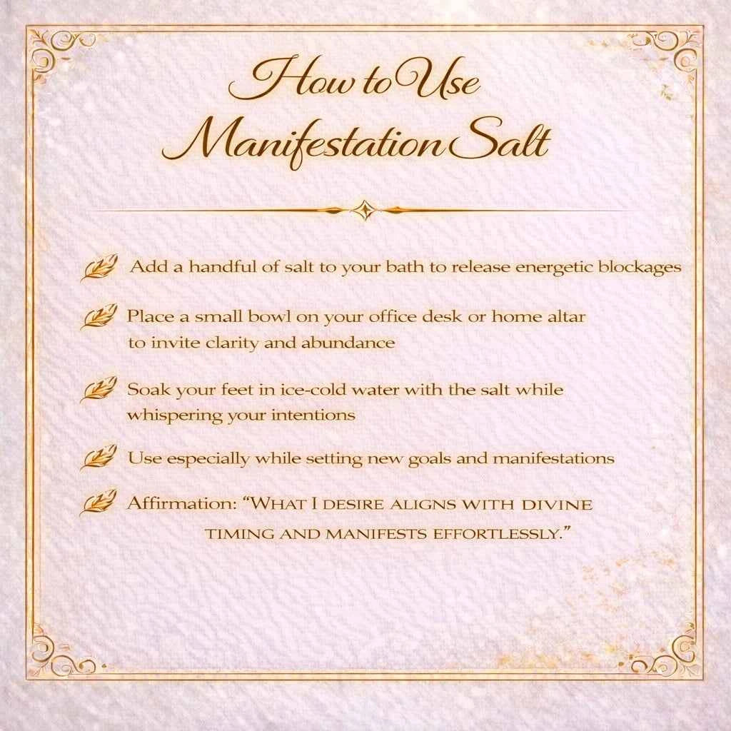 Manifestation Salt (500 gms)