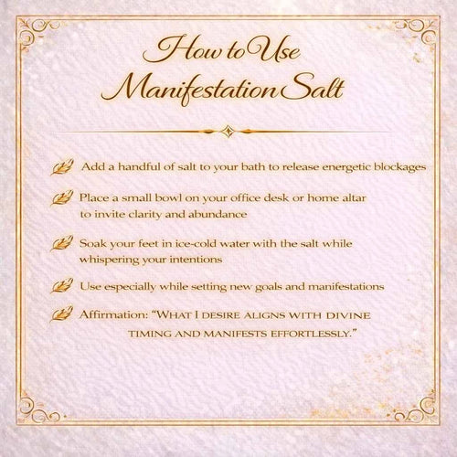 Manifestation Salt (500 gms)