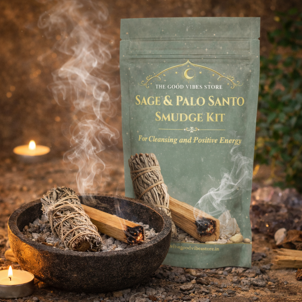 Sage & Palo Santo Smudge Kit