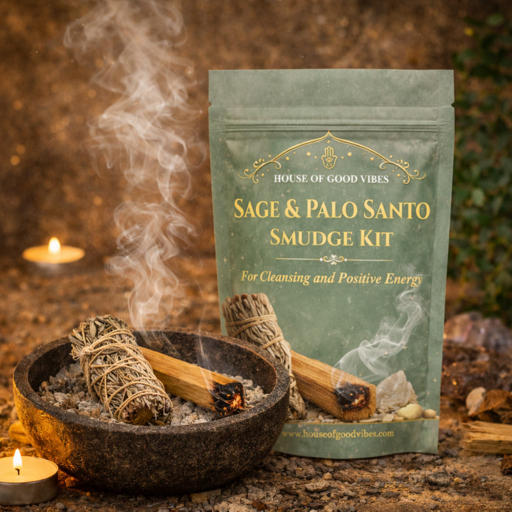 Sage & Palo Santo Smudge Kit