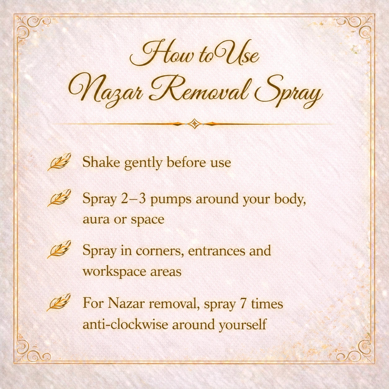 Nazar Removal Spray