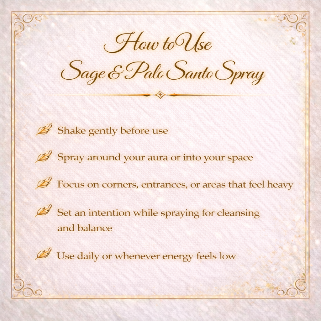 Sage & Palo Santo Spray