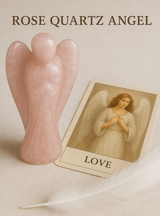 Angels : Rose Quartz Crystal Angel