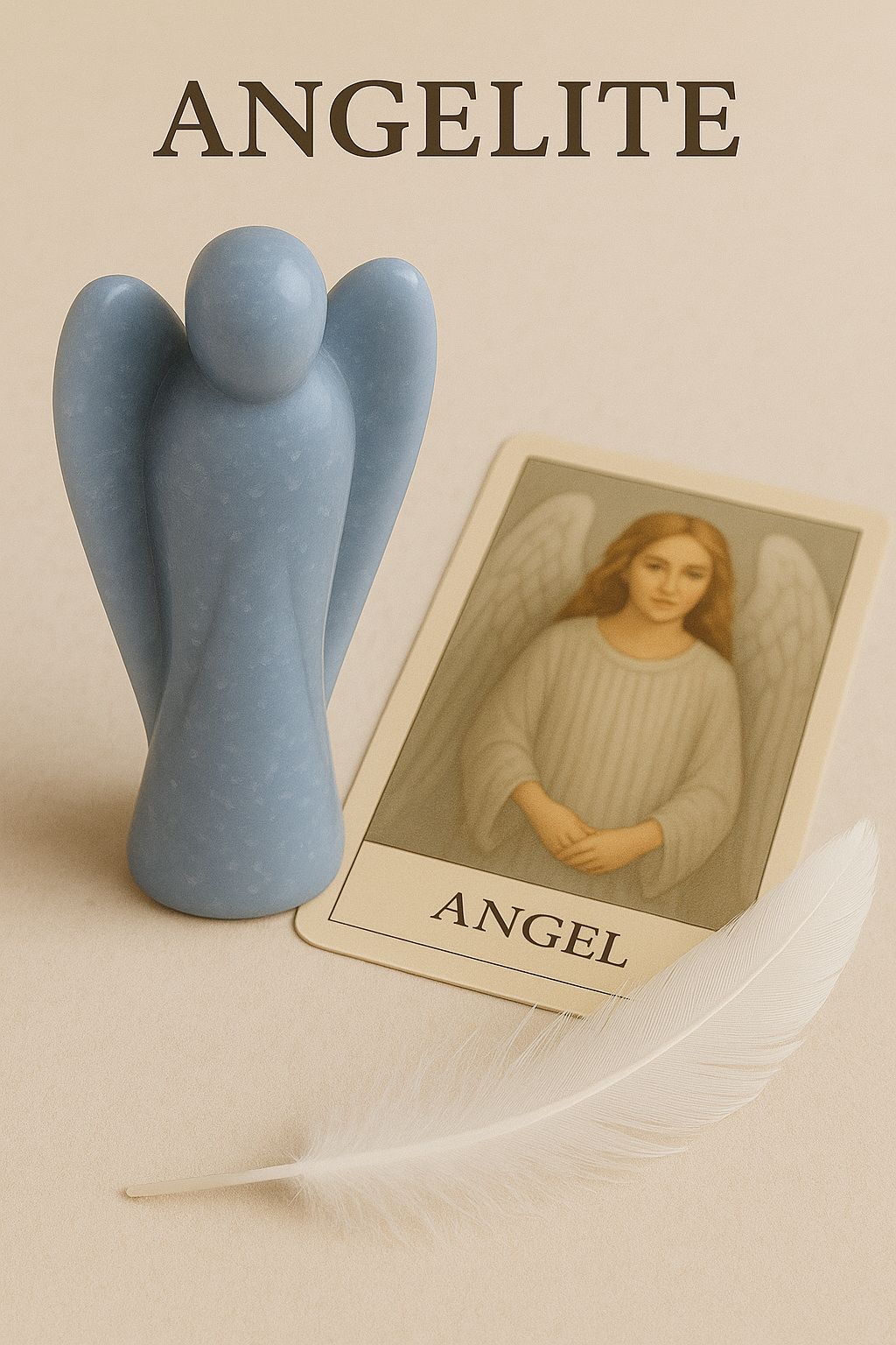 ANGELS : ANGELITE CRYSTAL ANGEL