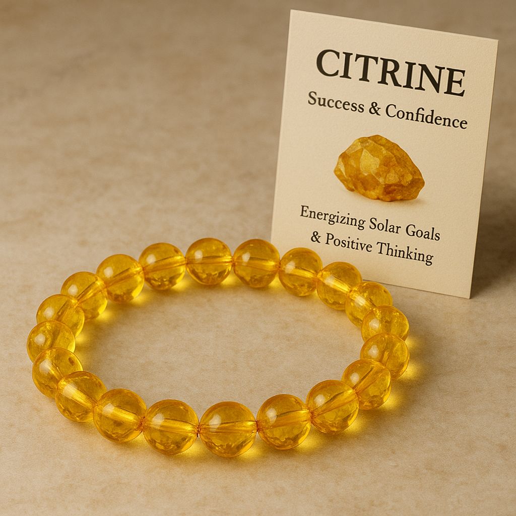 CRYSTALS : CITRINE BRACELET
