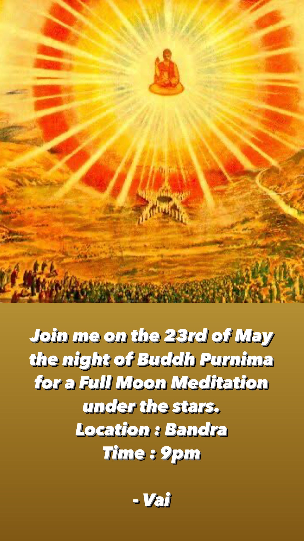 CLASSES : WESAK FULL MOON MEDITATION