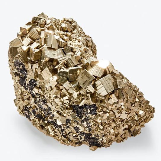Crystals : Raw Pyrite Cluster Fools Gold