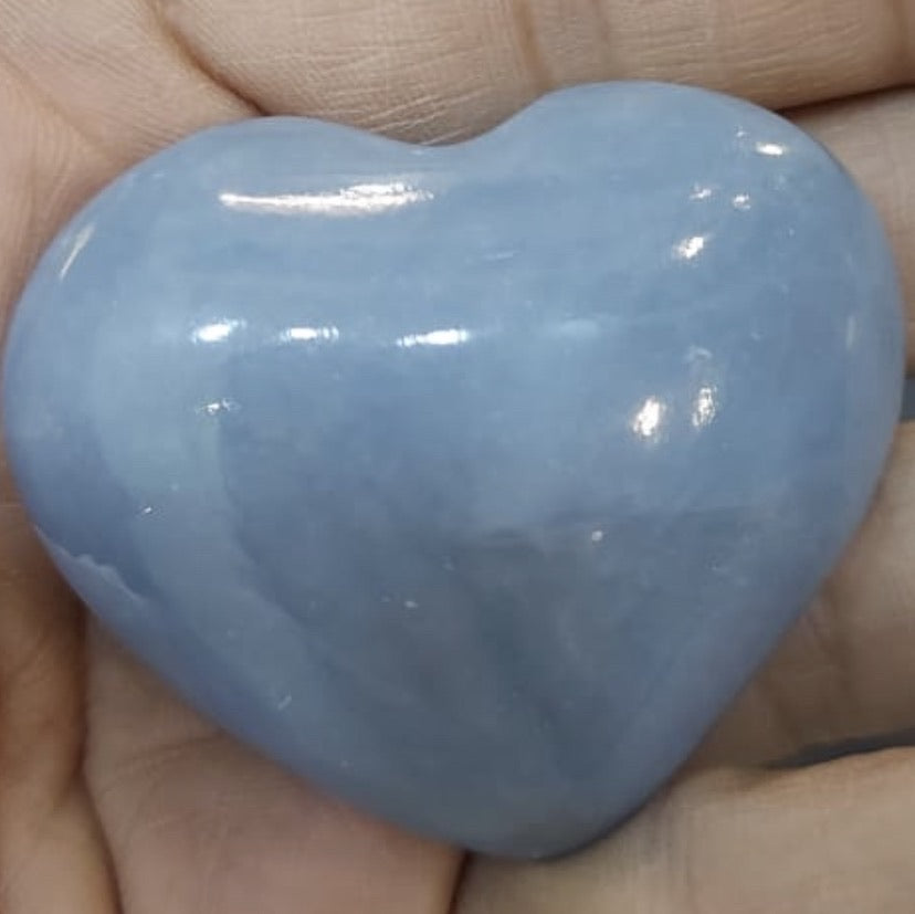 Angels : Angelite Heart Crystal