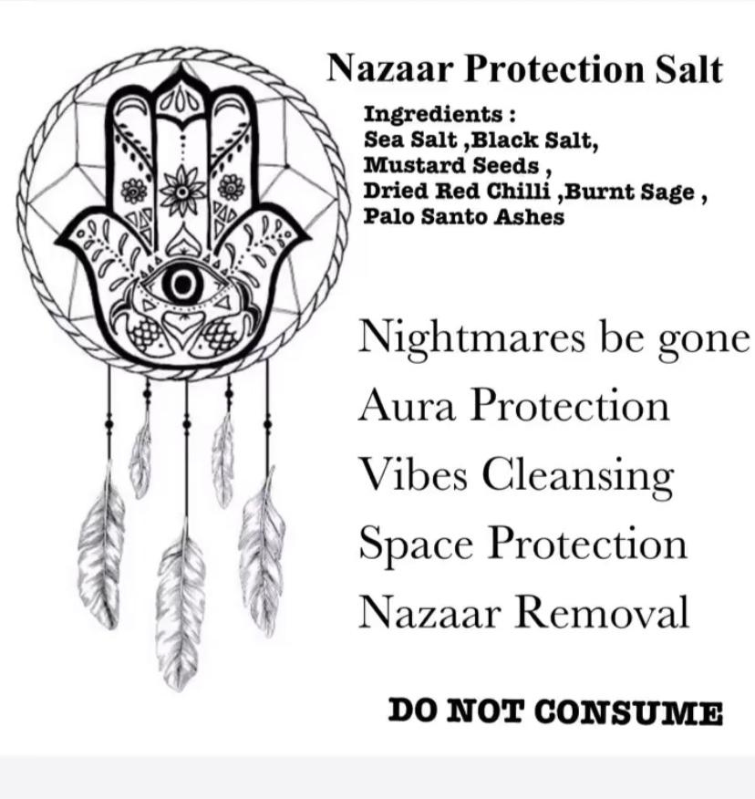 Salt : House Cleansing Nazar Removal Black Salt