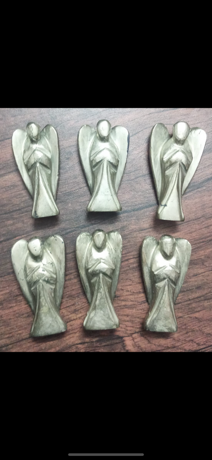 Pyrite Crystal Angel