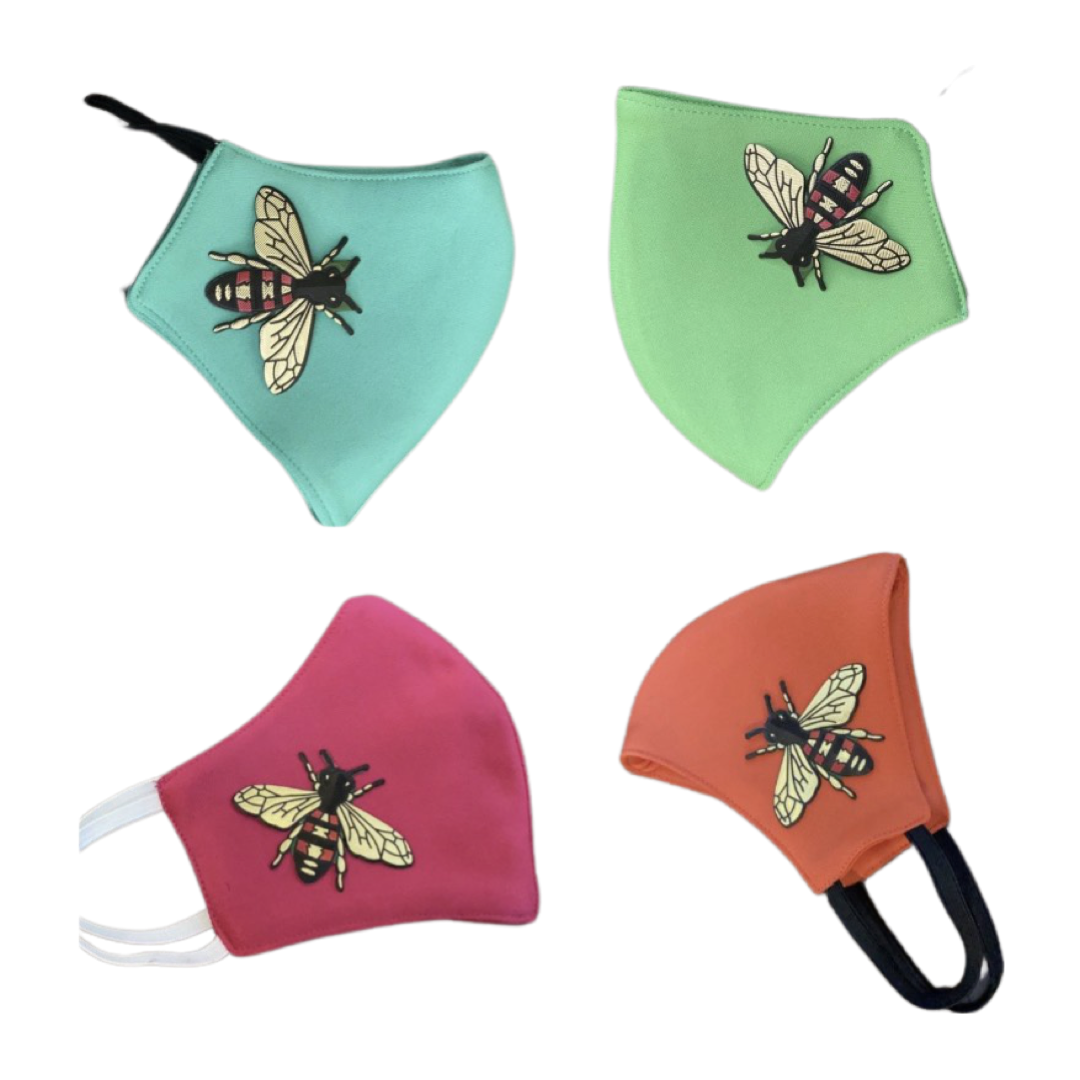 MASK : NEON THEME SCUBA MATERIAL BEE MASK (SET OF 2)